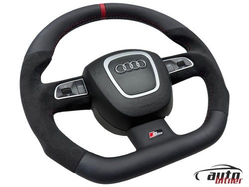Sport lenkrad leder alcantara - lenkrad,